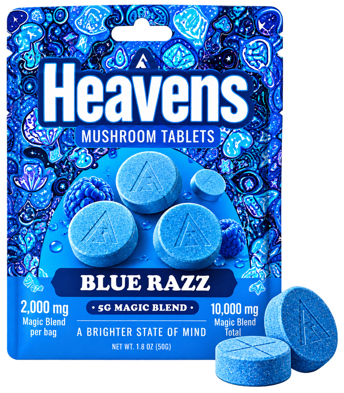 Blue Razz Tablets, Blue raspberry