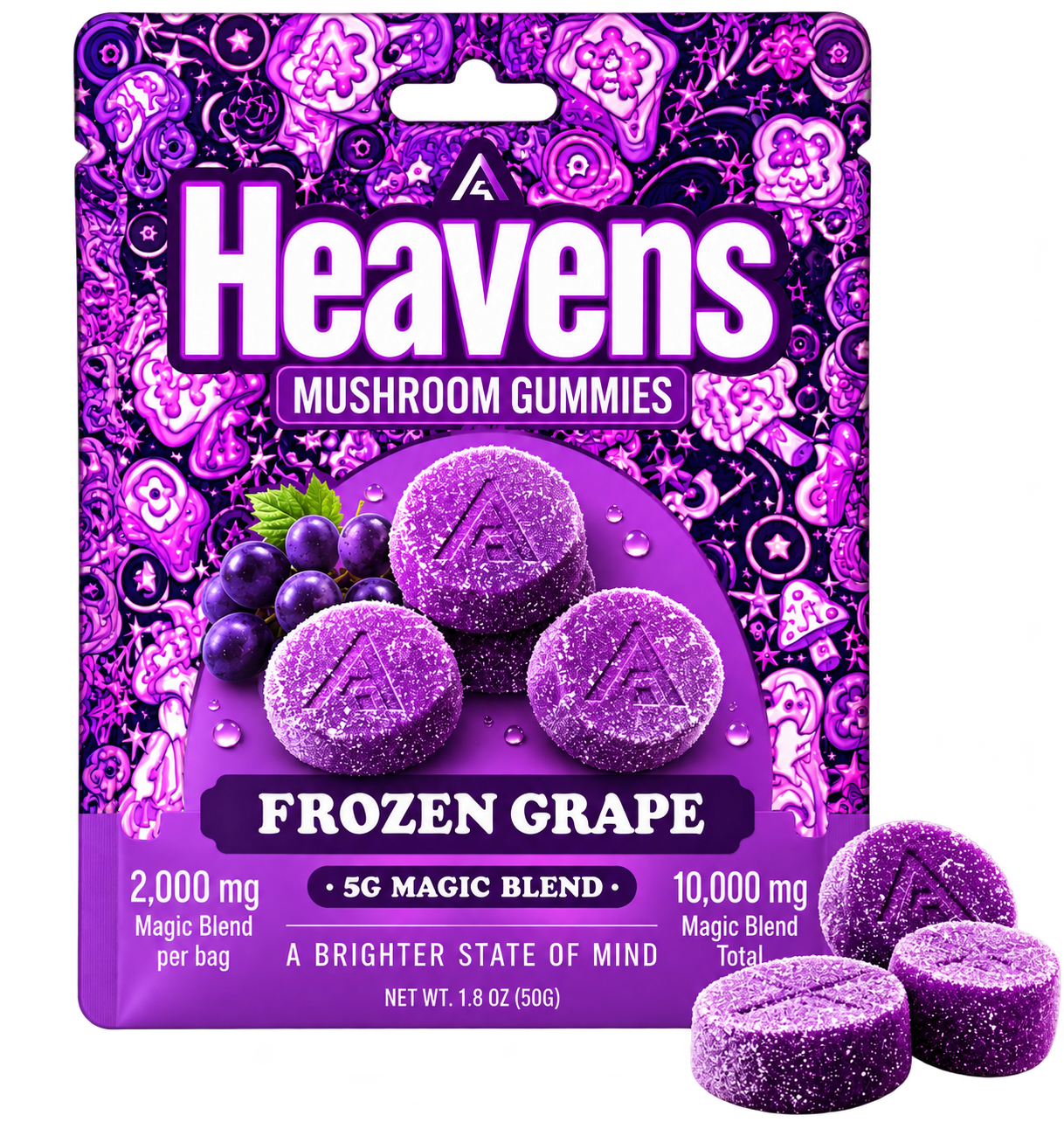 Frozen Grape Gummies, Grape